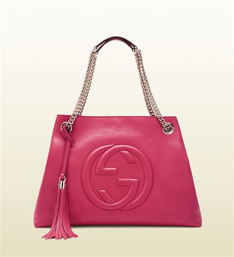 gucci pink and gold bag